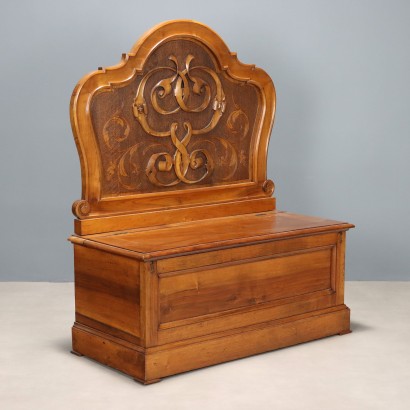 Cassapanca Liberty in Noce