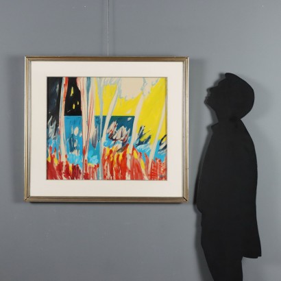 Dipinto di Enzo Migneco,Paesaggio,Enzo Migneco (Togo),Enzo Migneco (Togo),Enzo Migneco (Togo),Enzo Migneco (Togo),Enzo Migneco (Togo)