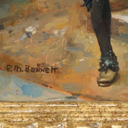 Dipinto di Frank Moss Bennett,Dame con un moschettiere,Frank Moss Bennett,Frank Moss Bennett,Frank Moss Bennett,Frank Moss Bennett