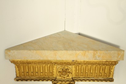 Coppia etagere ad angolo