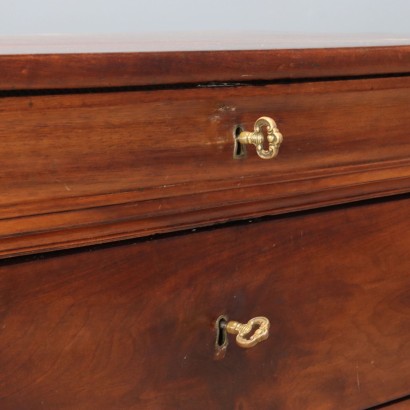 Comò,Cassettone Cappuccino in Noce