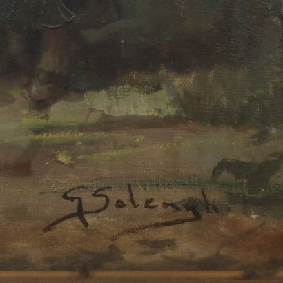 Dipinto di Giuseppe Solenghi,Il novizio,Giuseppe Solenghi,Giuseppe Solenghi,Giuseppe Solenghi