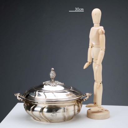 Zuppiera in Argento Christian F. Heise,Legumiera in Argento Christian F. Heise