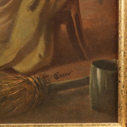 Dipinto Scena Familiare di Interno