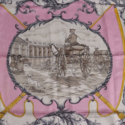 Celine Paris Foulard Vintage Rosa