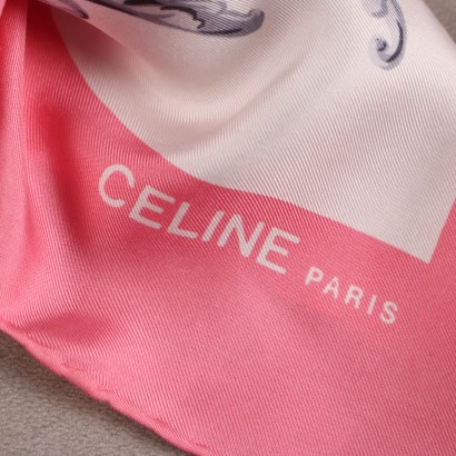 Celine Paris Foulard Vintage Rosa