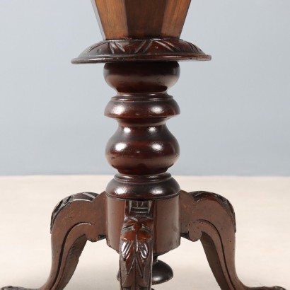 TAVOLINO DA LAVORO,Tavolino da Cucito in Noce