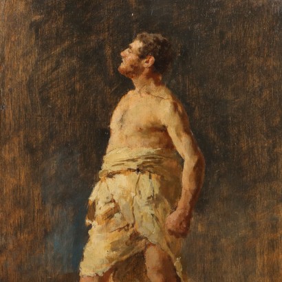 Dipinto di Enrico Fiore,Figura maschile,Enrico Fiore,Enrico Fiore,Enrico Fiore