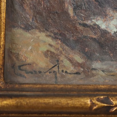 Dipinto di Ercole Garavaglia,Rapallo marina,Ercole Garavaglia,Ercole Garavaglia,Ercole Garavaglia