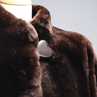 Yves Saint Laurent Cappotto in Pelliccia