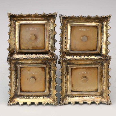 Gruppo di Sculture in Argento e Malach