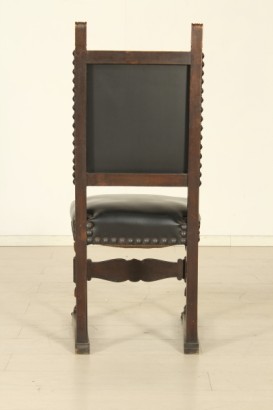 Hall, reich geschnitzt, Gentilizzi Abzeichen, Masken, Karyatiden, stattliche Sideboard, anzeigen, Schränke und Regal, wieder Leder, Leder, Tisch Fenn