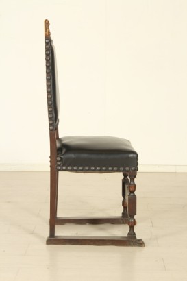 Hall, reich geschnitzt, Gentilizzi Abzeichen, Masken, Karyatiden, stattliche Sideboard, anzeigen, Schränke und Regal, wieder Leder, Leder, Tisch Fenn