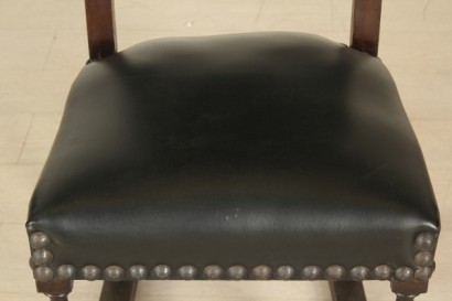 Hall, reich geschnitzt, Gentilizzi Abzeichen, Masken, Karyatiden, stattliche Sideboard, anzeigen, Schränke und Regal, wieder Leder, Leder, Tisch Fenn