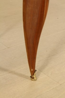 Móvil 40-50 años bufé con espejo, madera contrachapada, vidrio, mármol efecto latón detalles, decorado espejo, buen estado