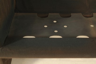 Divano Arflex, due posti, imbottitura in espanso, rivestimento in tessuto