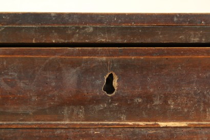 Cappuccino Dresser, feet plinth, four drawers, tulip-shaped Gorge