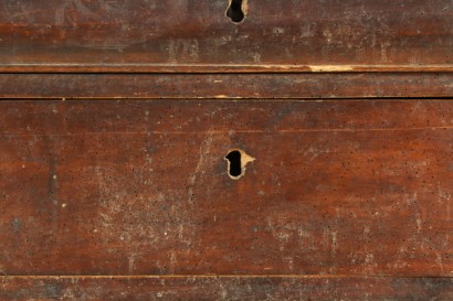 Cappuccino Dresser, feet plinth, four drawers, tulip-shaped Gorge