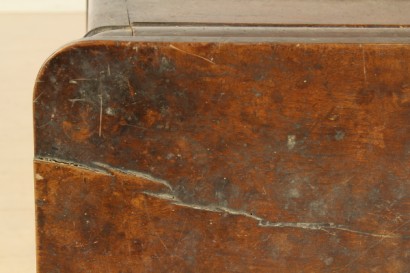 Cappuccino Dresser, feet plinth, four drawers, tulip-shaped Gorge