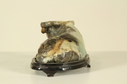 antiques, objects, china, twentieth century, bison, sculptures, jade