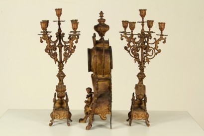 antiques, gifts, fine 800, 900, clock starts from camino, pair of candlesticks, triptych, gilt metal