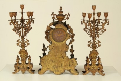 antiques, gifts, fine 800, 900, clock starts from camino, pair of candlesticks, triptych, gilt metal