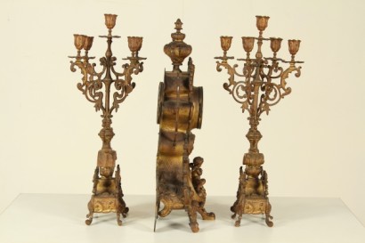 antiques, gifts, fine 800, 900, clock starts from camino, pair of candlesticks, triptych, gilt metal