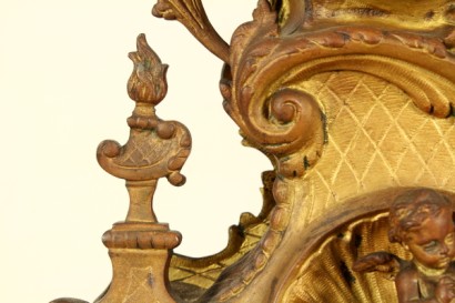 antiques, gifts, fine 800, 900, clock starts from camino, pair of candlesticks, triptych, gilt metal