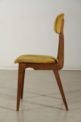 cuatro sillas muebles retro, sillas, sillas de roble, 50 años