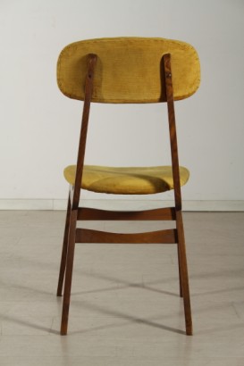 cuatro sillas muebles retro, sillas, sillas de roble, 50 años