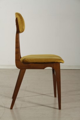 cuatro sillas muebles retro, sillas, sillas de roble, 50 años