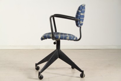 antique chair, swivel chair, Chair 50 years with metal frame
