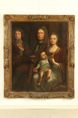 Family portrait of the painter