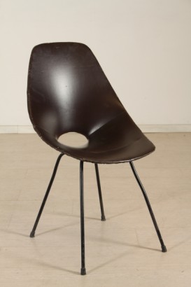 sette sedie medea di modernariato, sedie medea anno 1954, sette sedie modello medea, designer nobili per tagliabue