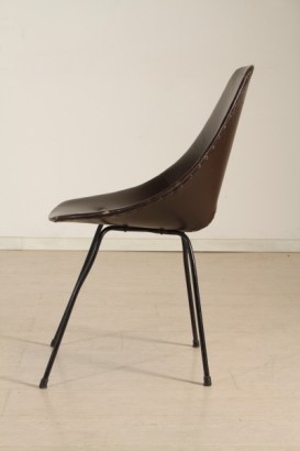 sette sedie medea di modernariato, sedie medea anno 1954, sette sedie modello medea, designer nobili per tagliabue