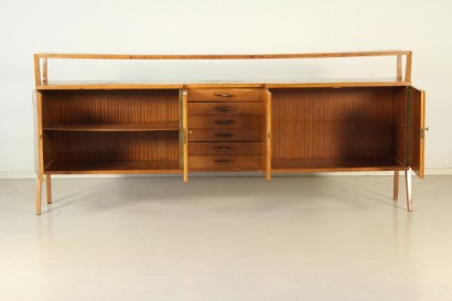 Mobile 50 years, wood veneer, maple, brass handles, fair condition, wear and tear