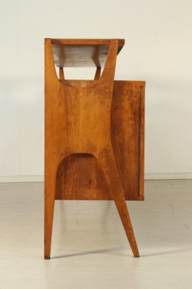 Mobile 50 years, wood veneer, maple, brass handles, fair condition, wear and tear