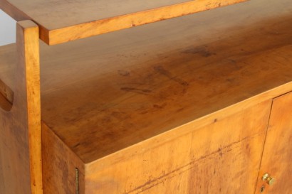 Mobile 50 years, wood veneer, maple, brass handles, fair condition, wear and tear