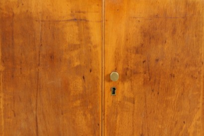 Mobile 50 years, wood veneer, maple, brass handles, fair condition, wear and tear