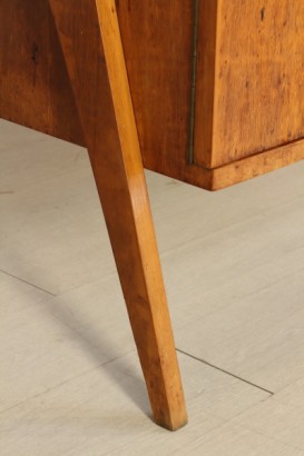 Mobile 50 years, wood veneer, maple, brass handles, fair condition, wear and tear