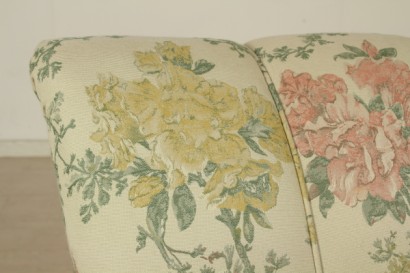 Seats 30-40 years, beech wood, soft padding, fabric, good condition