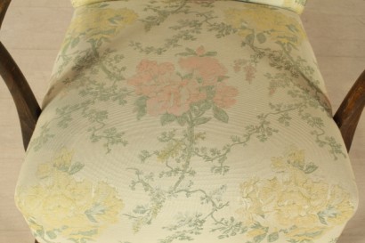 Seats 30-40 years, beech wood, soft padding, fabric, good condition