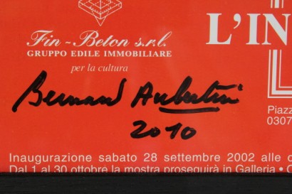 Manifesto bruciato Aubertin_14289 arte contemporanea, Bernard Aubertin, bruciature, Marilyn bruciata, manifesto bruciato, firma aubertin