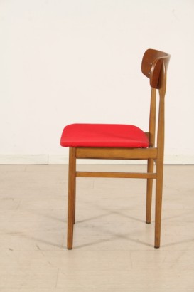 deux chaises du modernisme, avec la structure des chaises en teck, teck 50 ans