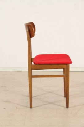 deux chaises du modernisme, avec la structure des chaises en teck, teck 50 ans