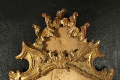 antiques, mirrors and frames, extractor hood, 18th century carved and gilded wood