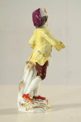 antiques, objets d'art, late 19th century meissen Manufactory, pottery, porcelain, violin, flute, musicians