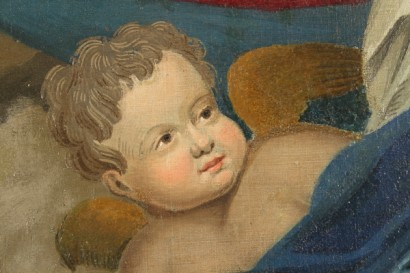 arte, pittura antica, assunzione di Maria, XVIII secolo, Madonna con putti, dipinti ad olio su tela