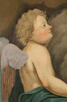 arte, pittura antica, assunzione di Maria, XVIII secolo, Madonna con putti, dipinti ad olio su tela