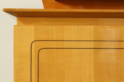 Mobile anni 50, legno impiallacciato, frassino, 